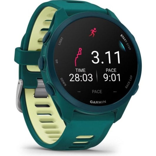 Garmin Forerunner 170 Music Bluetooth GPS 42mm Grün Einheitsgröße Wasserdicht 5 ATM SpO2