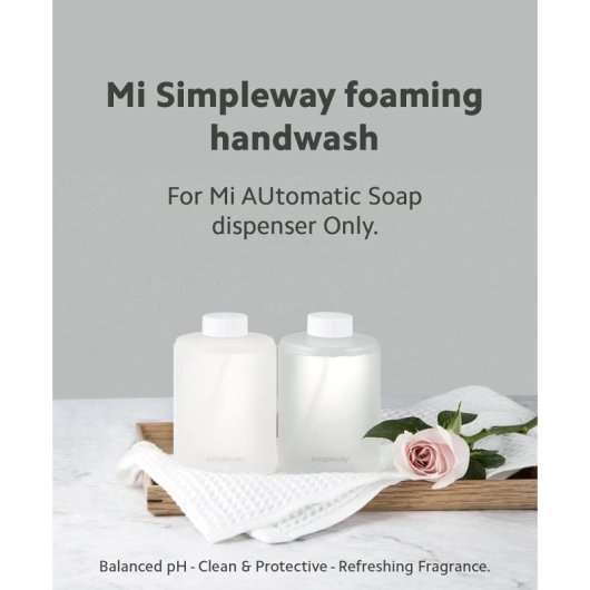 Jabón Líquido Cremoso Xiaomi Simpleway Espumoso Manos 300 ml Antibacteriano
