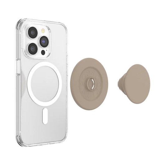 Klebehalter PopSockets PopGrip MagSafe Beige Latte iPhone 17 Pro Max