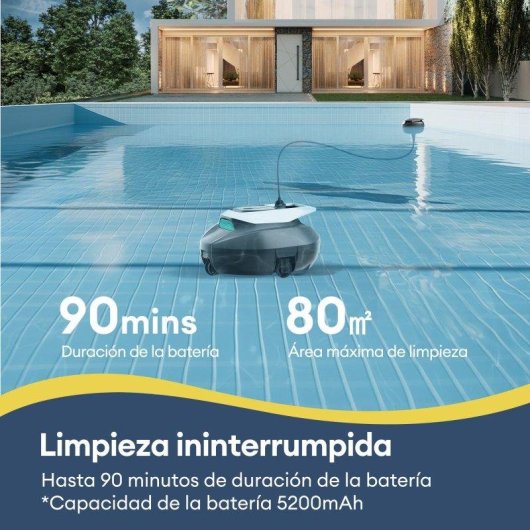 Robot Aspirateur Piscine Ultenic Sans Fil Avec Télécommande