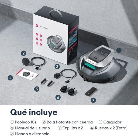 Robot Aspirateur Piscine Ultenic Sans Fil Avec Télécommande