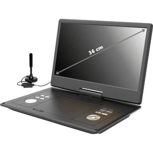 Lecteur DVD portable Reflexion DVD1424 14" écran LCD inclinable