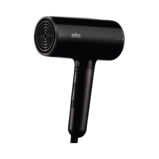 Secador de Cabelo Iónico Braun BRHD410E 2200W 3 Temperaturas 3 Velocidades Concentrador Preto