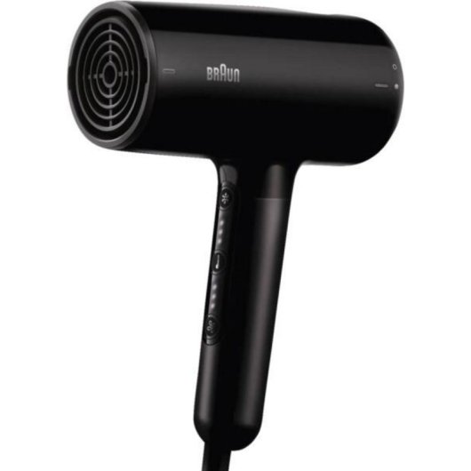 Secador de Cabelo Iónico Braun BRHD410E 2200W 3 Temperaturas 3 Velocidades Concentrador Preto