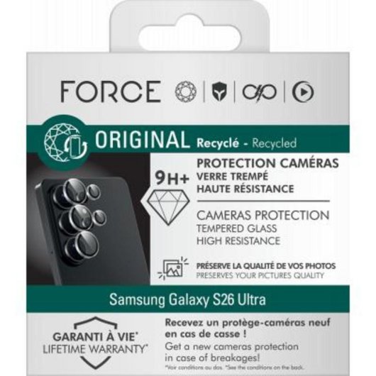 Protettore obiettivo FORCE GLASS Samsung Galaxy S26 Ultra 9H+ 5 pz