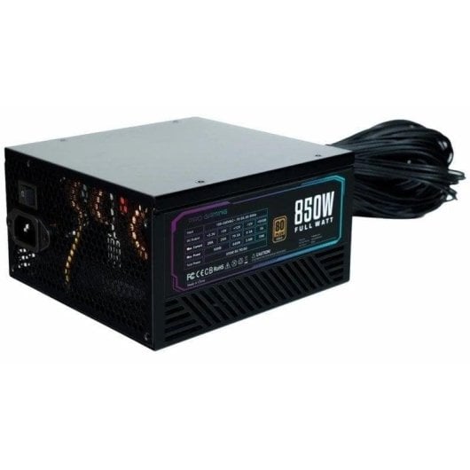 Fuente de Alimentación ProGaming 850W Certificación 80 PLUS Gold PFC Activo Ventilador 140mm