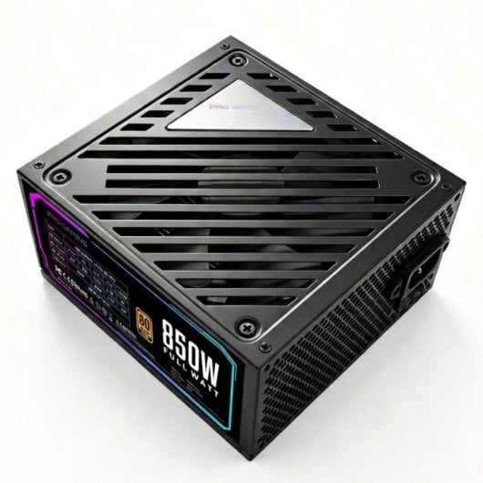 Fuente de Alimentación ProGaming 850W Certificación 80 PLUS Gold PFC Activo Ventilador 140mm