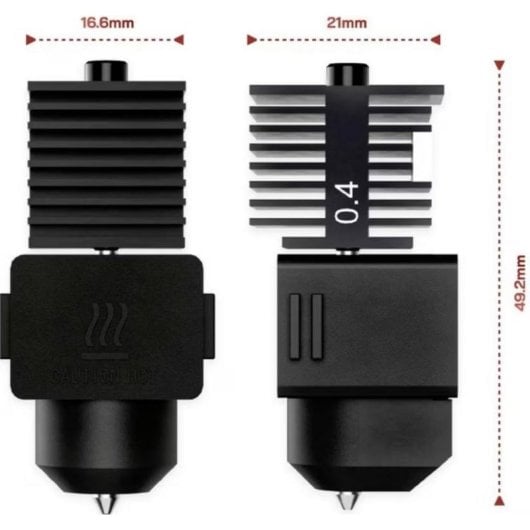 Hotend FabConstruct Bambu Lab A1 0,4 mm Blocco Magnetico