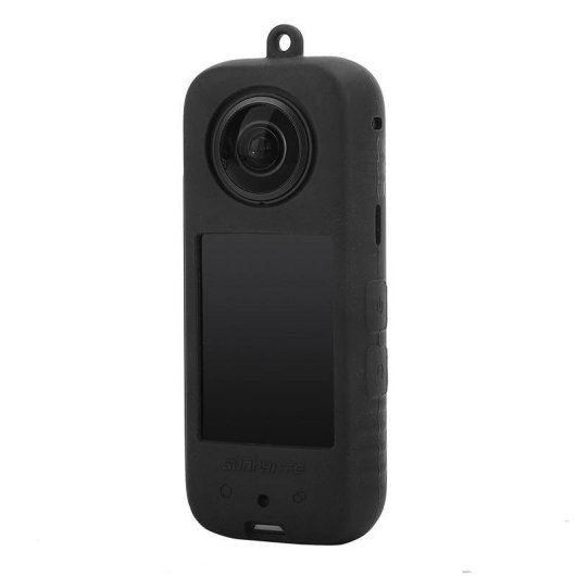 Funda de silicona Sunnylife para Insta360 X3 con correa