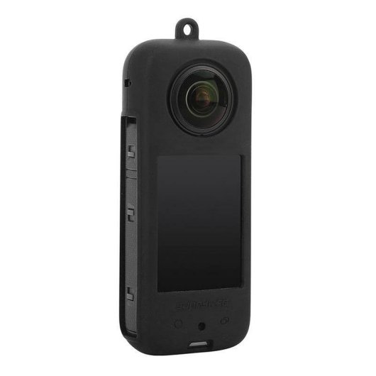 Funda de silicona Sunnylife para Insta360 X3 con correa
