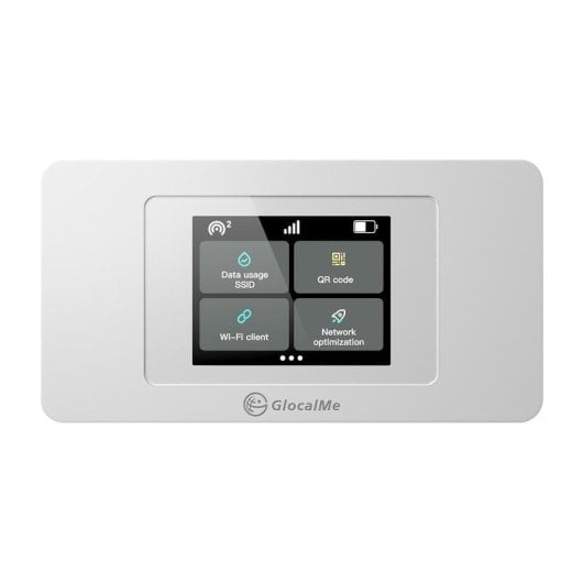 Router GlocalMe Duoturbo Wi-Fi 4G/LTE 150 Mbps con CloudSIM y pantalla táctil