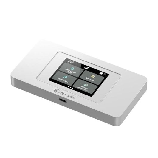 Router GlocalMe Duoturbo Wi-Fi 4G/LTE 150 Mbps con CloudSIM y pantalla táctil