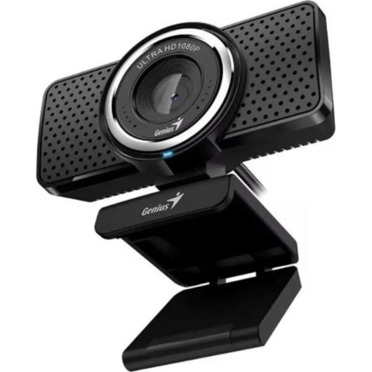 Webcam Genius ECam 8000 Full HD 1080p con micrófono y diseño giratorio