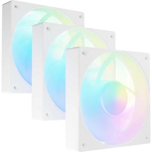 Raffreddamento Aria Fury 120 mm PWM ARGB 3x NGF-2413 Bianco