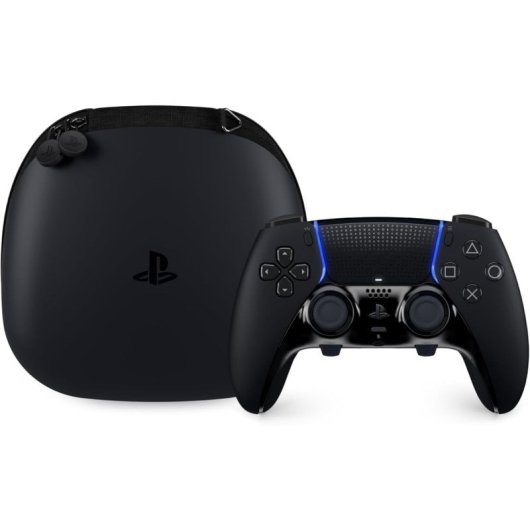 Sony DualSense Edge Mando Inalámbrico para PS5 Midnight Black + Indeca Base de Carga con Reloj Despertador RGB
