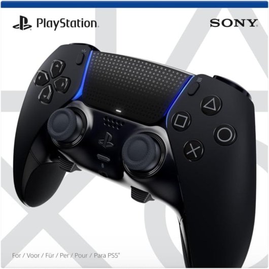 Sony DualSense Edge Mando Inalámbrico para PS5 Midnight Black + Indeca Base de Carga con Reloj Despertador RGB