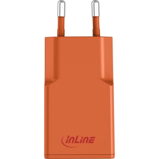 InLine Ladegerät 31590O 30W GaN 2 USB-C-Ports Orange