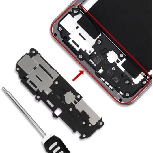 Módulo de sonido Clappio Samsung Galaxy S25 FE con buzzer negro