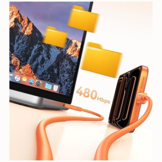 Câble USB-C Usams U98 60W 3A Silicone 1m USB Power Delivery