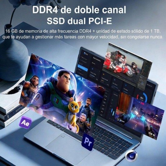 Portatile Ninkear N16 Pro 16" Intel Core i7-12700H 16GB 1TB SSD Iris Xe Windows 11