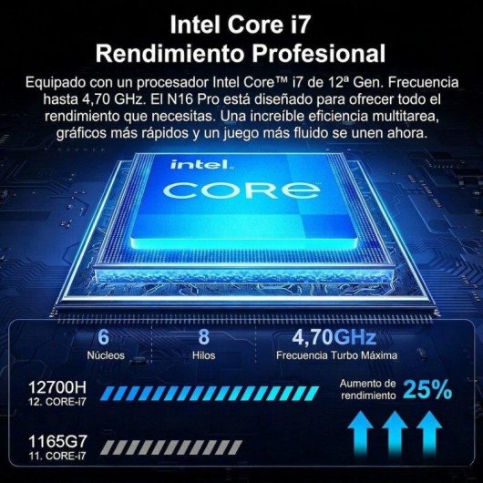Portatile Ninkear N16 Pro 16" Intel Core i7-12700H 16GB 1TB SSD Iris Xe Windows 11