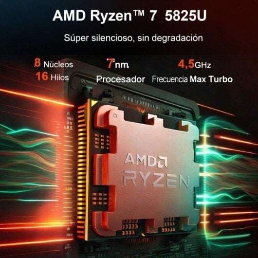 Ordinateur portable Ninkear A15 Plus 15.6" AMD Ryzen 7 5825U 16GB 1TB SSD Radeon Vega 8 Windows 11