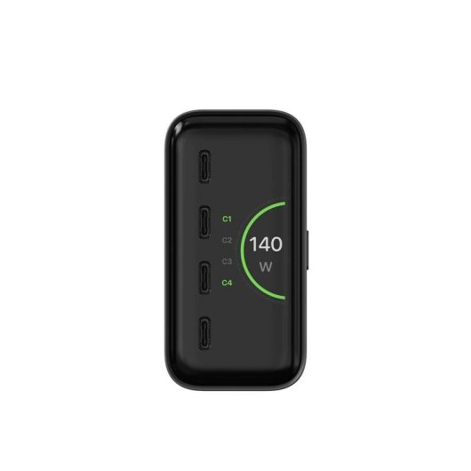Dock da scrivania Satechi ChargeView 140W 4 porte USB-C e schermo LCD