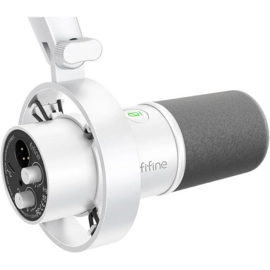 Mikrofon Fifine K688W USB-C XLR kardioid mit Touch-Steuerung und Monitoring