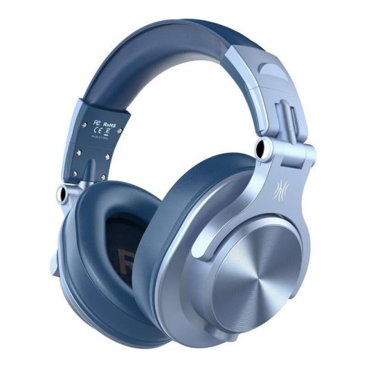 Cuffie OneOdio A70 wireless Bluetooth 5.2 con cancellazione rumore blu