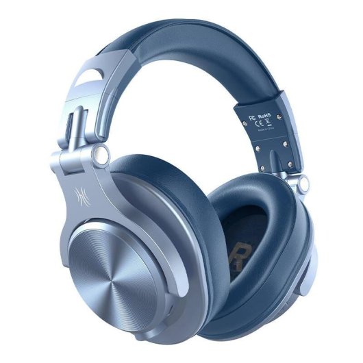 Cuffie OneOdio A70 wireless Bluetooth 5.2 con cancellazione rumore blu