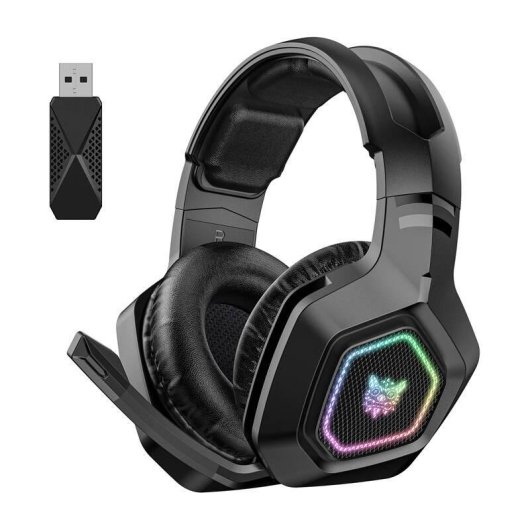 Cuffie Onikuma B100 wireless Bluetooth 5.3 2.4G microfono cancellazione rumore nero