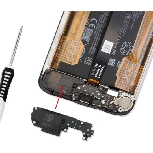 Módulo de audio externo Clappio para Xiaomi Redmi 15 5G/4G Negro