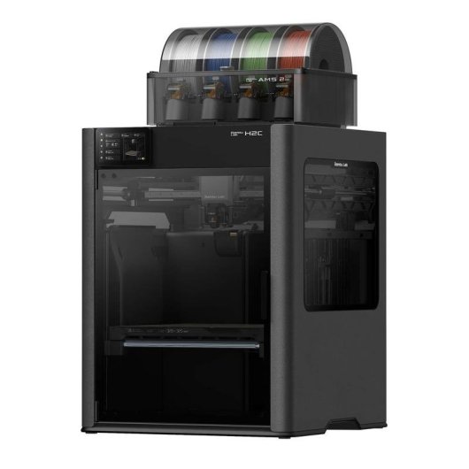 Impresora 3D Bambu Lab BBL-H2C doble cabezal Wi-Fi con AMS 2 Pro