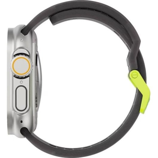 Correa UAG Civilian Strap Apple Watch gris y verde acero y silicona