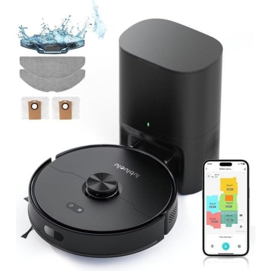 Saugroboter mit Wischfunktion Lubluelu L15 Max Mit Absaugstation Navigation LiDAR 6.000 Pa