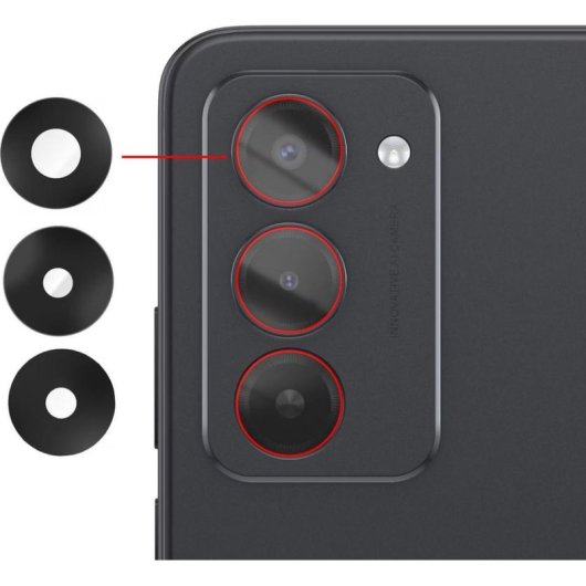 Lente de Repuesto Cámara Trasera Clappio Xiaomi Redmi 15 5G Negro