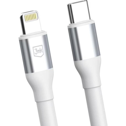 Cavo di Ricarica USB-C Lightning 3MK 2 m 27 W Alluminio Nylon