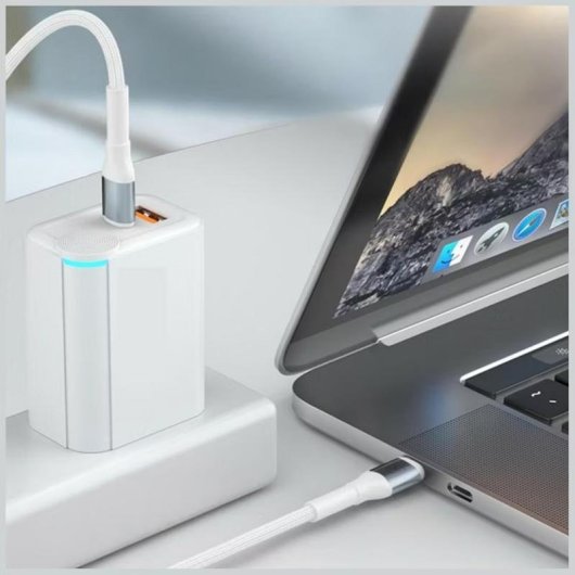 Cavo di Ricarica USB-C Lightning 3MK 2 m 27 W Alluminio Nylon