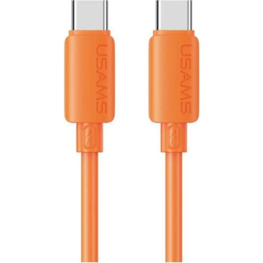 Cable USB-C Usams U98 60W 3A Silicona 1m Naranja