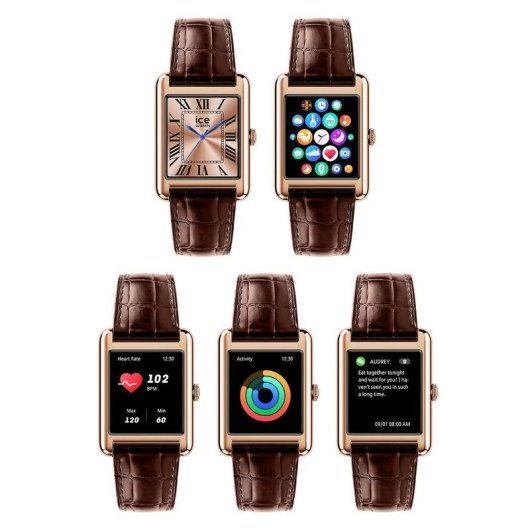 Ice Watch 025382 Bluetooth 1,41" Or Taille Unique Bracelet Marron IP68