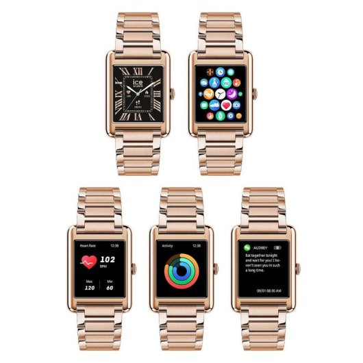 Ice Watch 025384 Bluetooth 1,41" Rose Taille Unique IP68 Autonomie 7 Jours