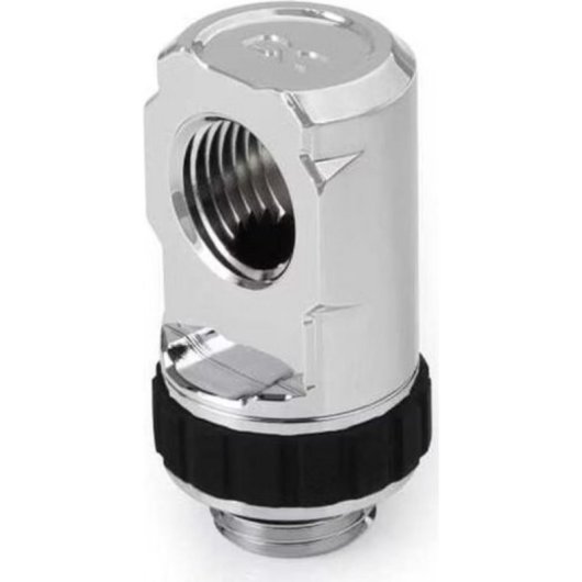 Refrigeration Liquide Alphacool Apex Grip Fitting 90° Chromé Rotatif