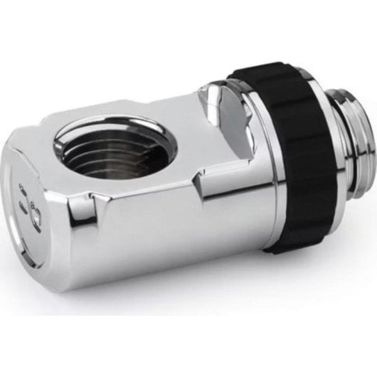 Refrigeration Liquide Alphacool Apex Grip Fitting 90° Chromé Rotatif