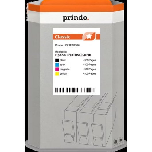 Cartucho de tinta Prindo Classic compatível Epson 1250 páginas