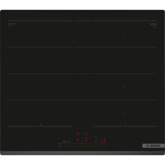Bosch Serie 6 Pxy63khc1e Placa De Inducción 4 Zonas 60 Cm Vidrio Negro, Flexinduction Plus Y Perfectfry Plus, Home Connect