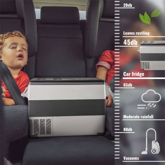 Frigorifero Portatile 45L Compressore App LED Viaggio Campeggio