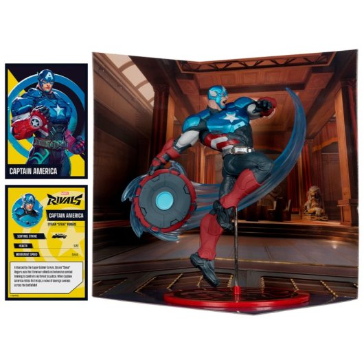 Actionfigur McFarlane Captain America Marvel Rivals 1/10 Premium