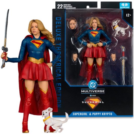 Mcfarlane Supergirl And Baby Krypto (supergirl Movie)  - Action Figura