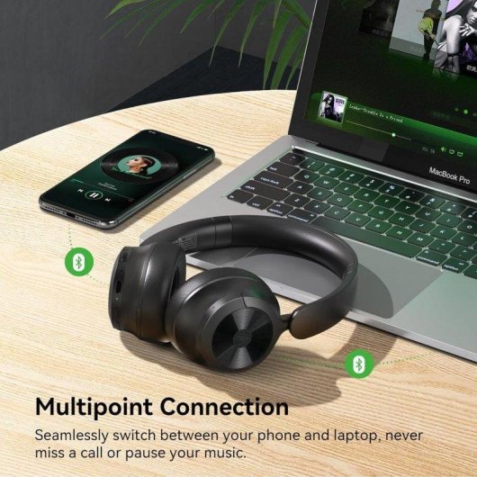 OneOdio A1 Pro Bluetooth Kopfhörer mit ANC, 70h Akku, Bluetooth 6.0, faltbar