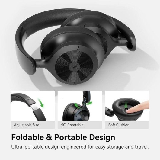 OneOdio A1 Pro Bluetooth Kopfhörer mit ANC, 70h Akku, Bluetooth 6.0, faltbar
